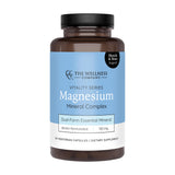 The Wellness Company Magnesium Glycinate en bouteille, favorise la relaxation musculaire et le sommeil.