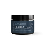Recharge The Wellness Company, bouteille élégante, soutient potentiellement la clarté mentale au quotidien.