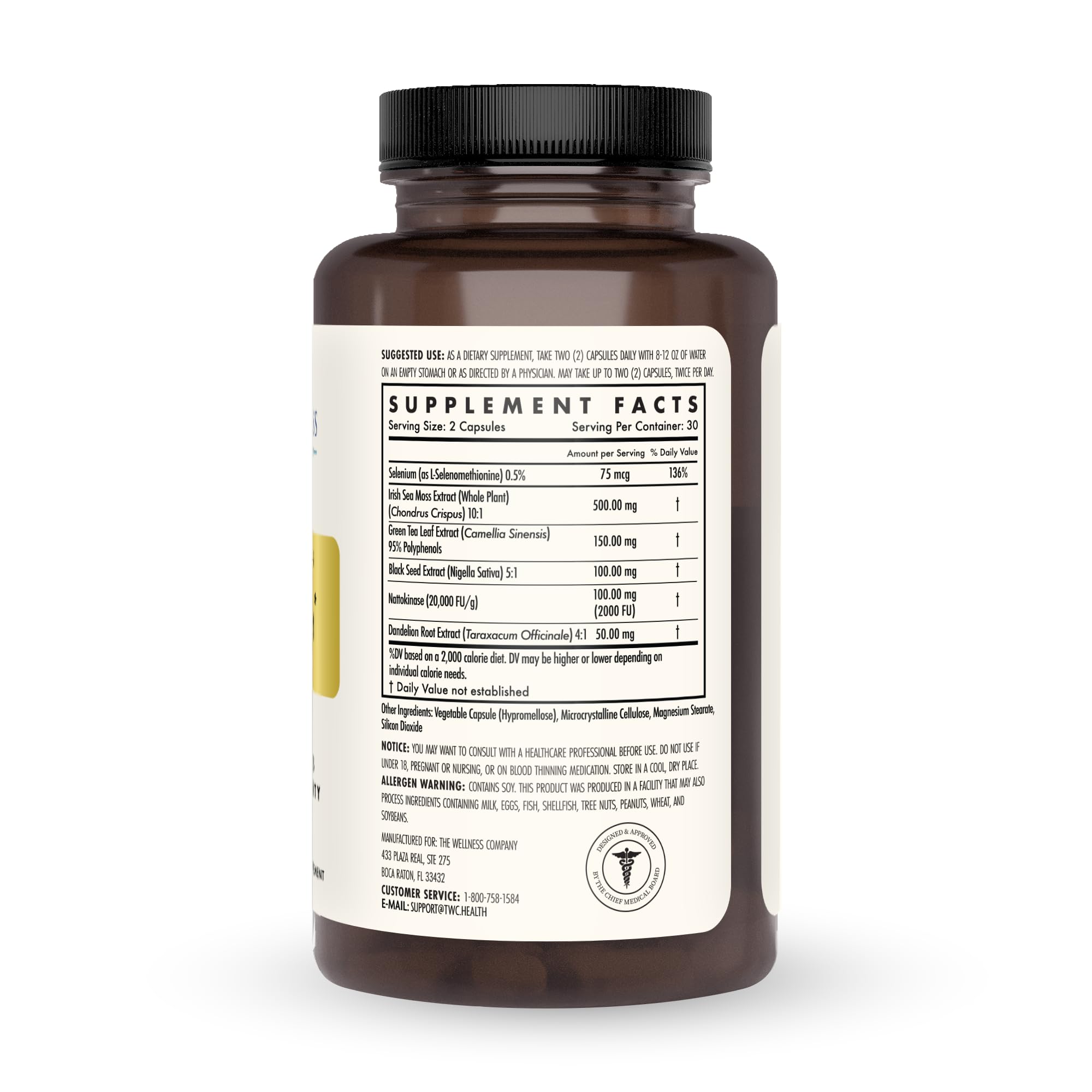 The Wellness Company Spike Support: ingrédients nattokinase pour soutenir la fluidité et la circulation