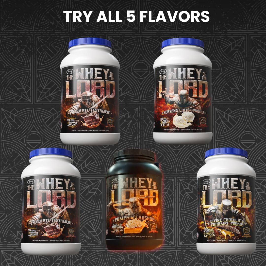 The Whey of The Lord Crusade: verre prêt pour mélanger un shake onctueux.