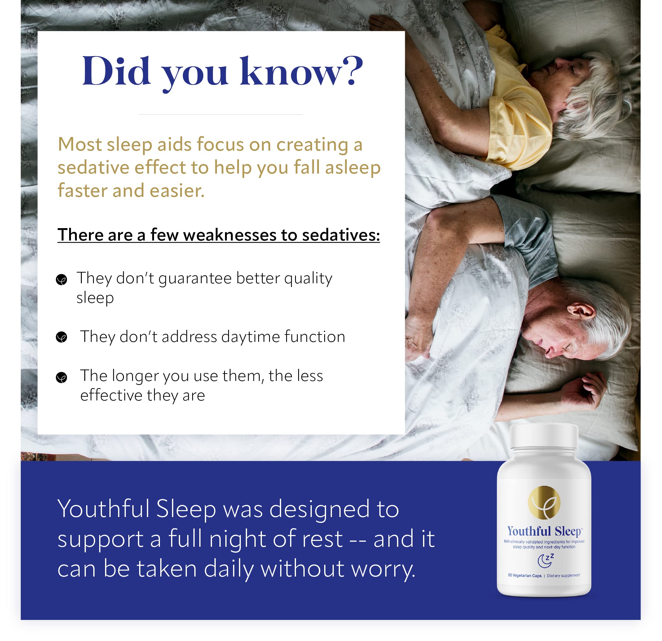 The Youthful Company – capsules-sommeil: capsules faciles à intégrer à une routine nocturne.