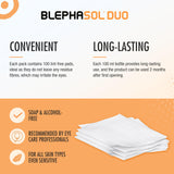 Blephasol Duo — produit testé par dermatologues et ophtalmologues pour un usage sécurisé.