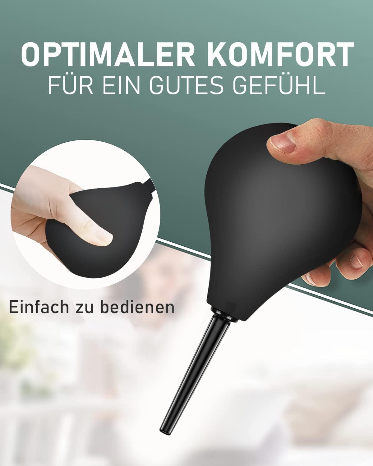 TheClover Enema Bulb adaptée aux débutants, hygiène personnelle simple et sûre.