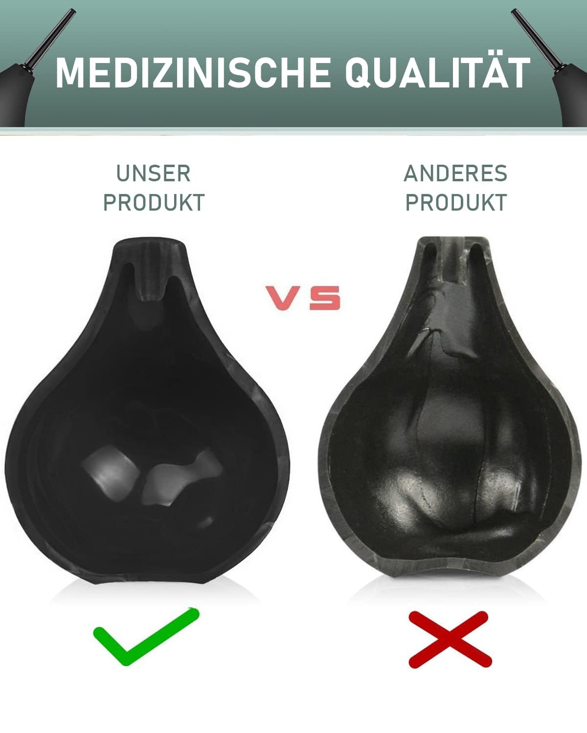 TheClover Enema Bulb, prise en main antidérapante, idéale pour les routines d'hygiène.