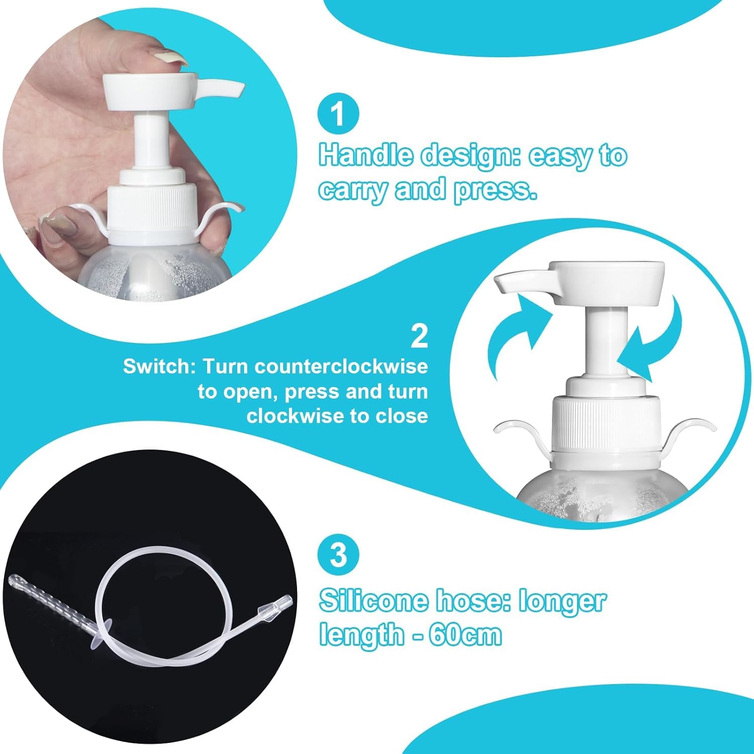 La douche anale TheClover anti-reflux assure une distribution uniforme de l'eau.