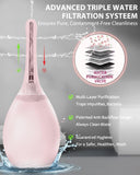 TheClover filtre intégré: purification qui soutient une propreté pendant le rinçage.