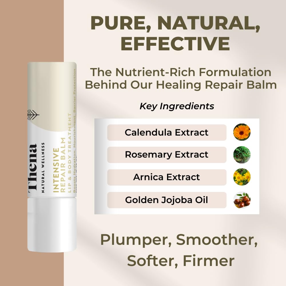 Produit fabriqué aux États-Unis avec ingrédients naturels premium THENA Natural Wellness.