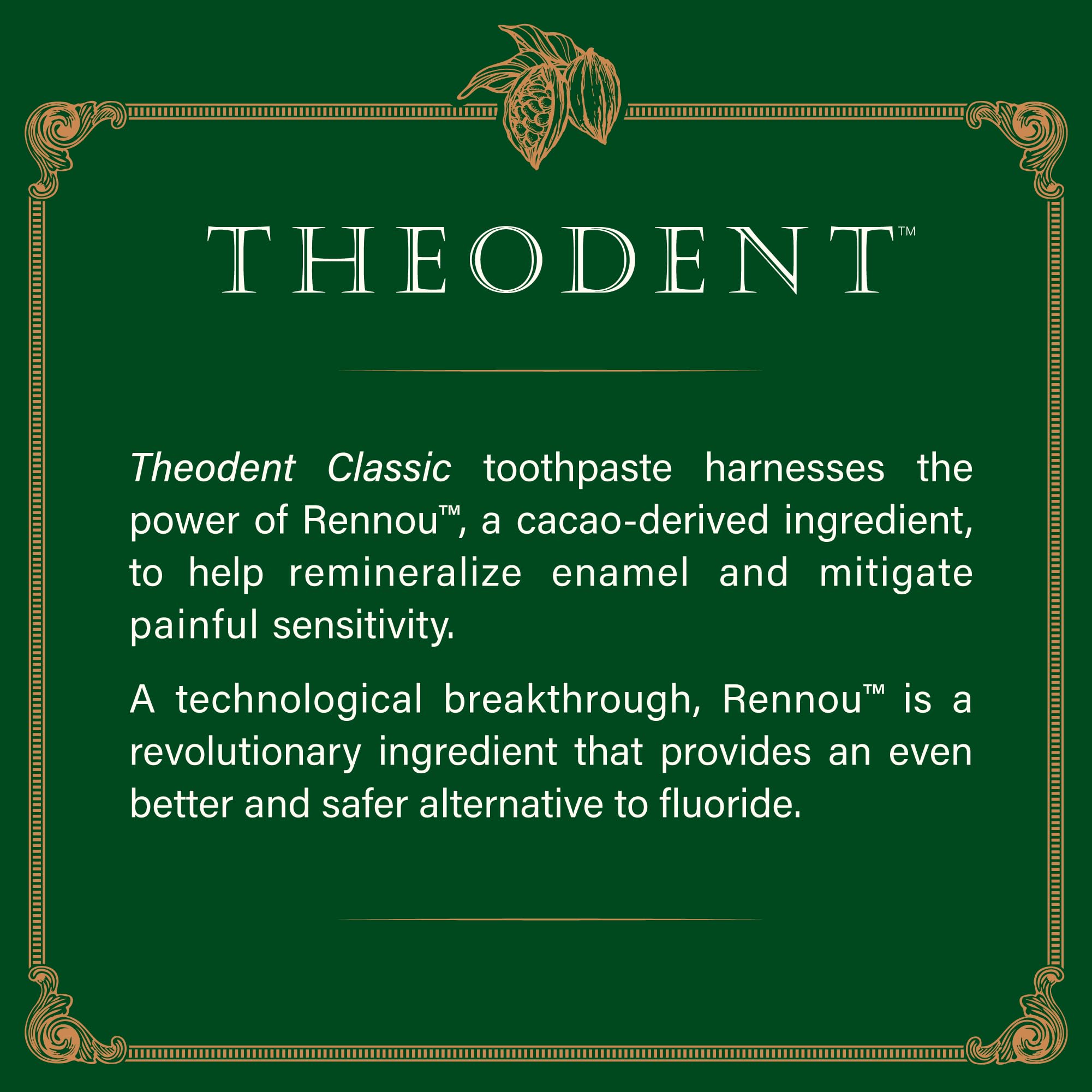 Theodent Classic Rennou: emballage-respectueux pour une routine d'hygiène bucco-dentaire responsable.
