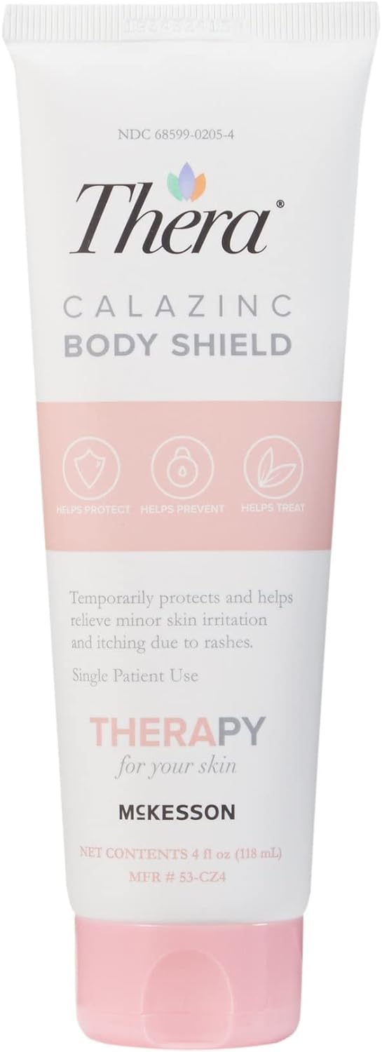 Thera Calazinc Body Shield en tube, protection durable pour peau sensible.