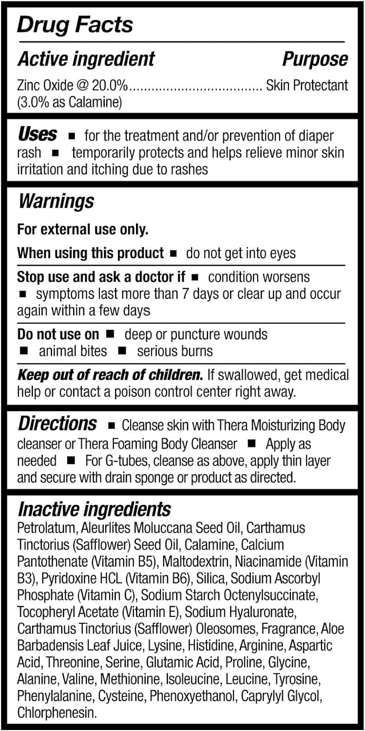 Thera Calazinc Body Shield, complexe vitaminé avec acide hyaluronique.
