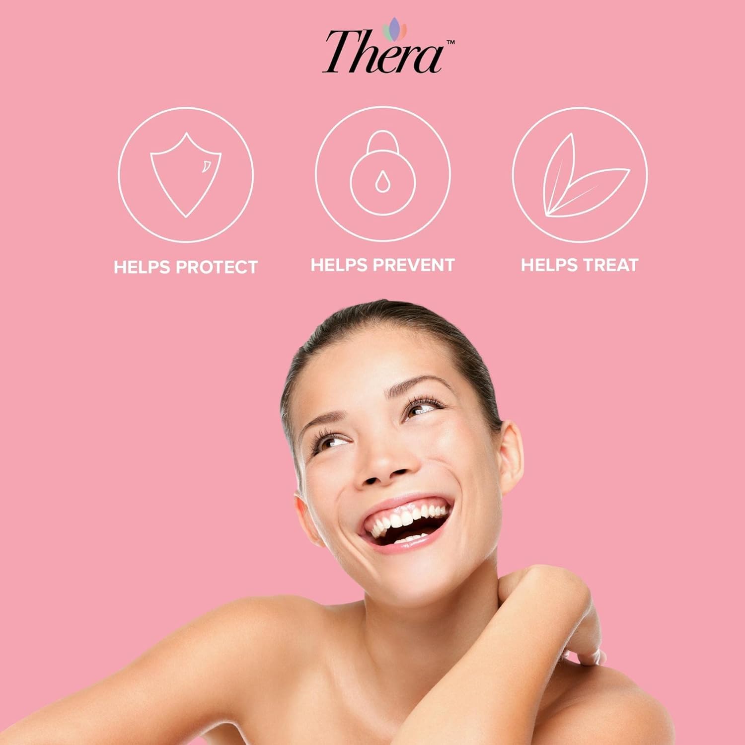 Thera Calazinc Body Shield, oxyde de zinc et calamine pour calmer les irritations.