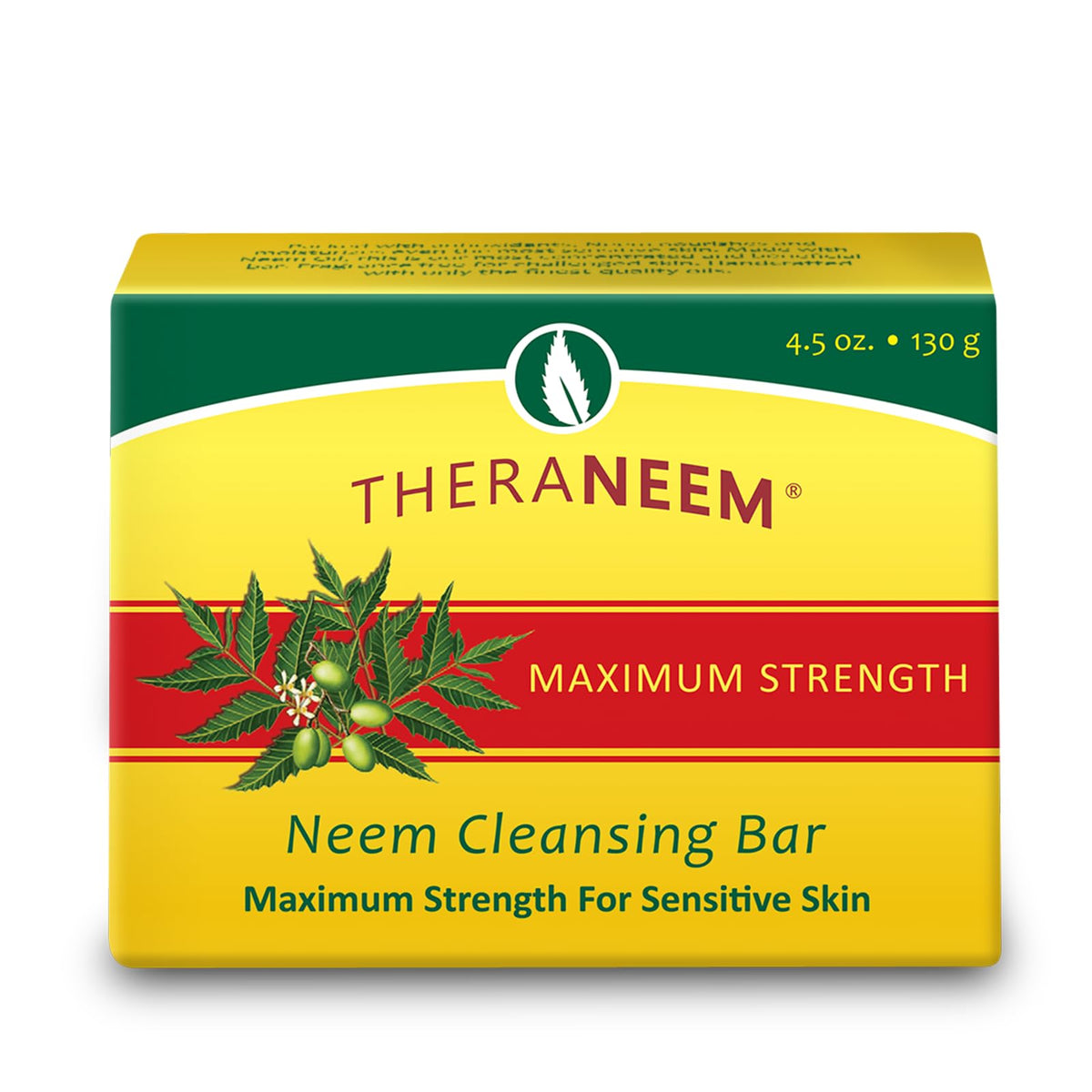 Thera Neem barre savon sans parfum, texture douce pour peau sensible
