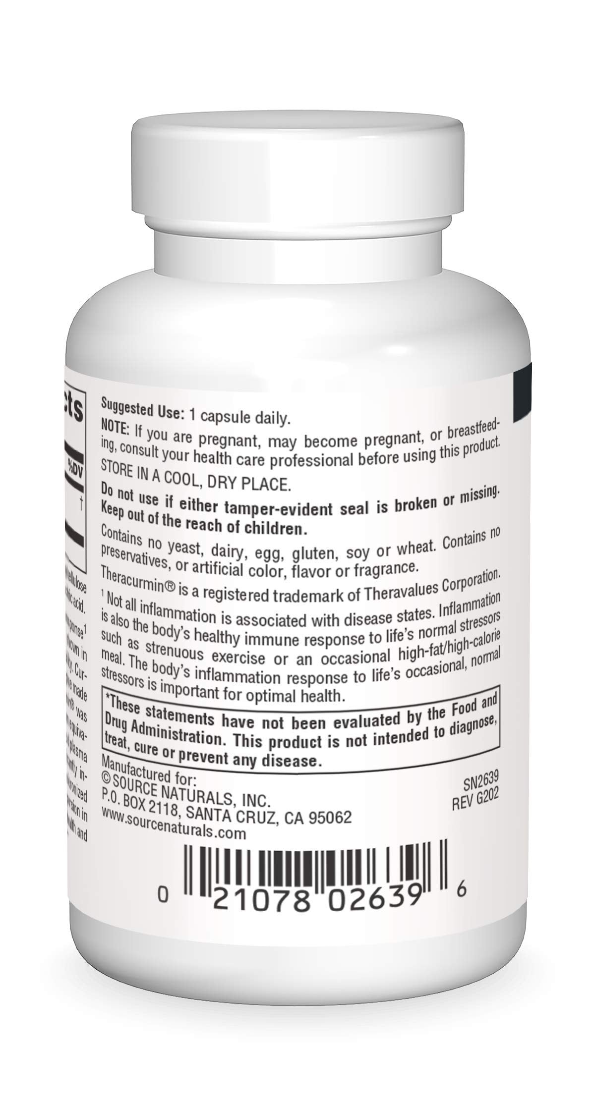 Theracurmin gélules végétariennes 300 mg, faciles à intégrer dans la routine.