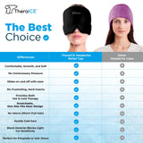 TheraICE Bonnet migraine et tension offre une utilisation quotidienne et confortable.