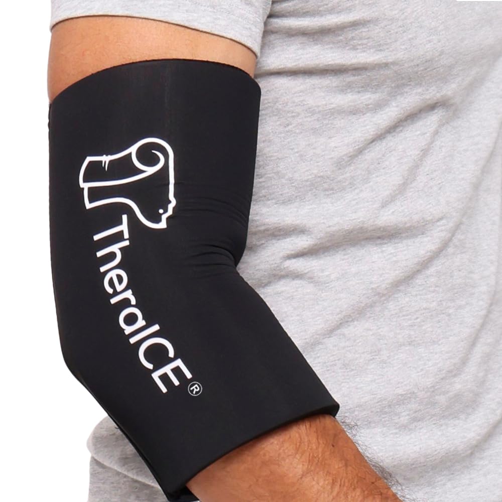 TheraICE coude avec poche de gel pour compression ciblée et récupération