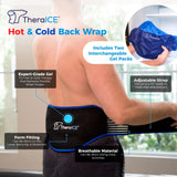 TheraICE coussins chauffants pour le dos, chaleur ciblée pour plus de confort.