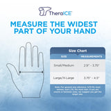 TheraICE gel doux sans inserts durs, offre une sensation plus souple.