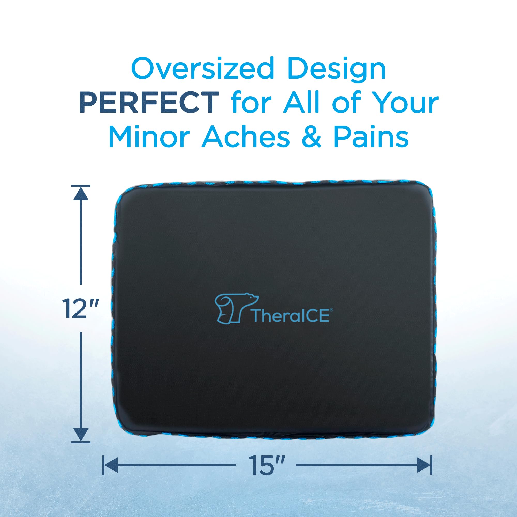 Couverture ample avec ThermaICE PROpack pour une grande surface.