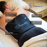 TheraICE PROpack sur l'épaule apporte un gel froid apaisant.