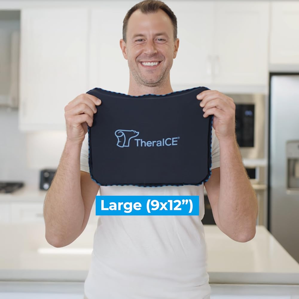 TheraICE PROpack gel flexible qui reste malléable après congélation.