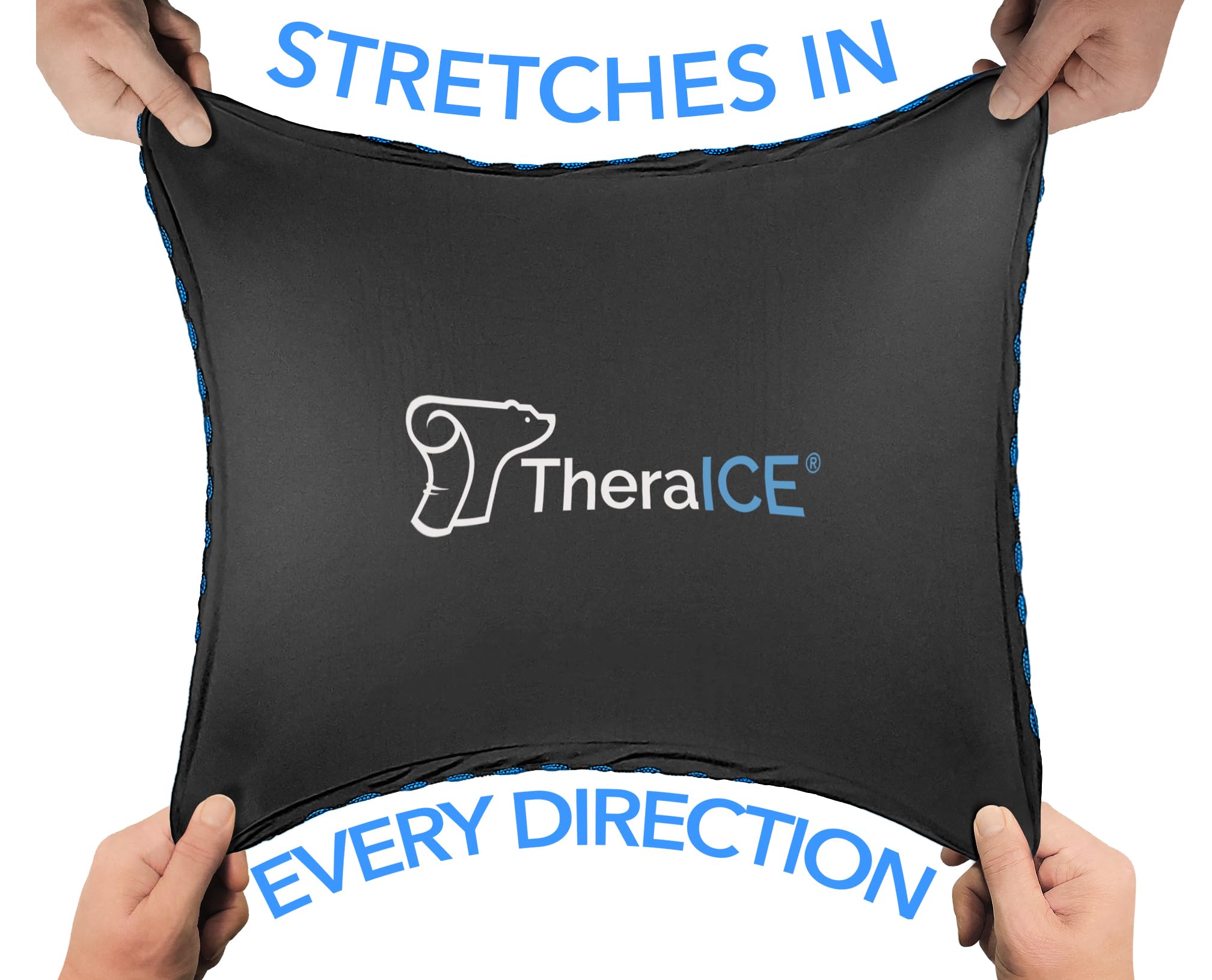 Gel pliable ThermaICE PROpack reste souple après congélation.