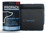 TheraICE Propack pack glace 6x10 montrant un refroidissement ciblé