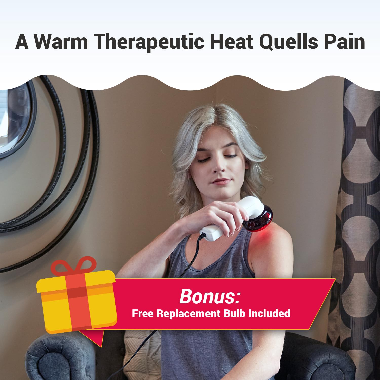 Câble de 6 pieds TheraLamp offrant flexibilité d emplacement