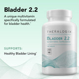 Fiche nutrition indiquant dosages fondés sur la recherche pour Bladder 2.2.