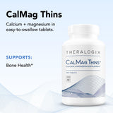 Theralogix CalMag Thins – À prendre avec repas pour optimisation de l’absorption.
