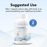 Étiquette NSF certifiée sur Theralogix Canabrex, gage de pureté et de qualité