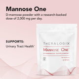 Mannose One Poudre de Theralogix : soutien urinaire quotidien.