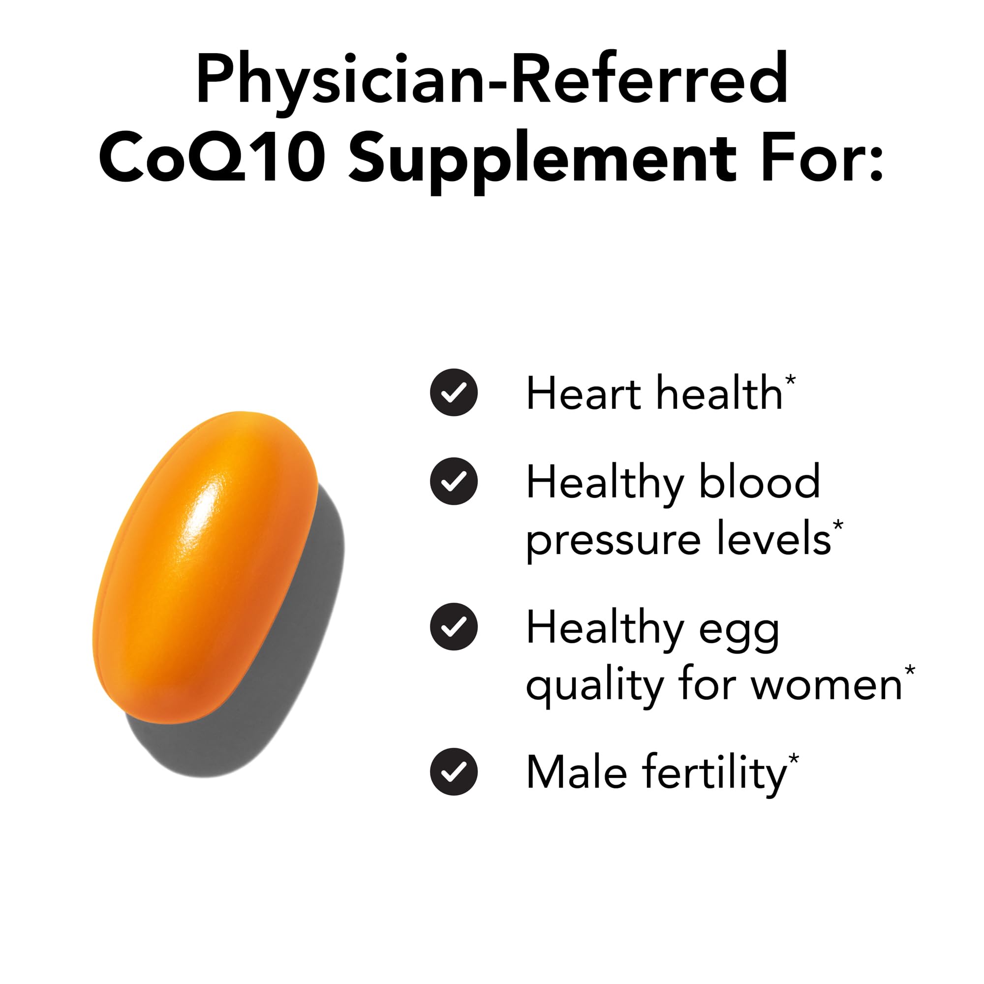 NeoQ10 Theralogix : visuel cœur sain, utilisation possible pour le bien-être cardiovasculaire.