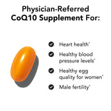 NeoQ10 Theralogix : visuel cœur sain, utilisation possible pour le bien-être cardiovasculaire.