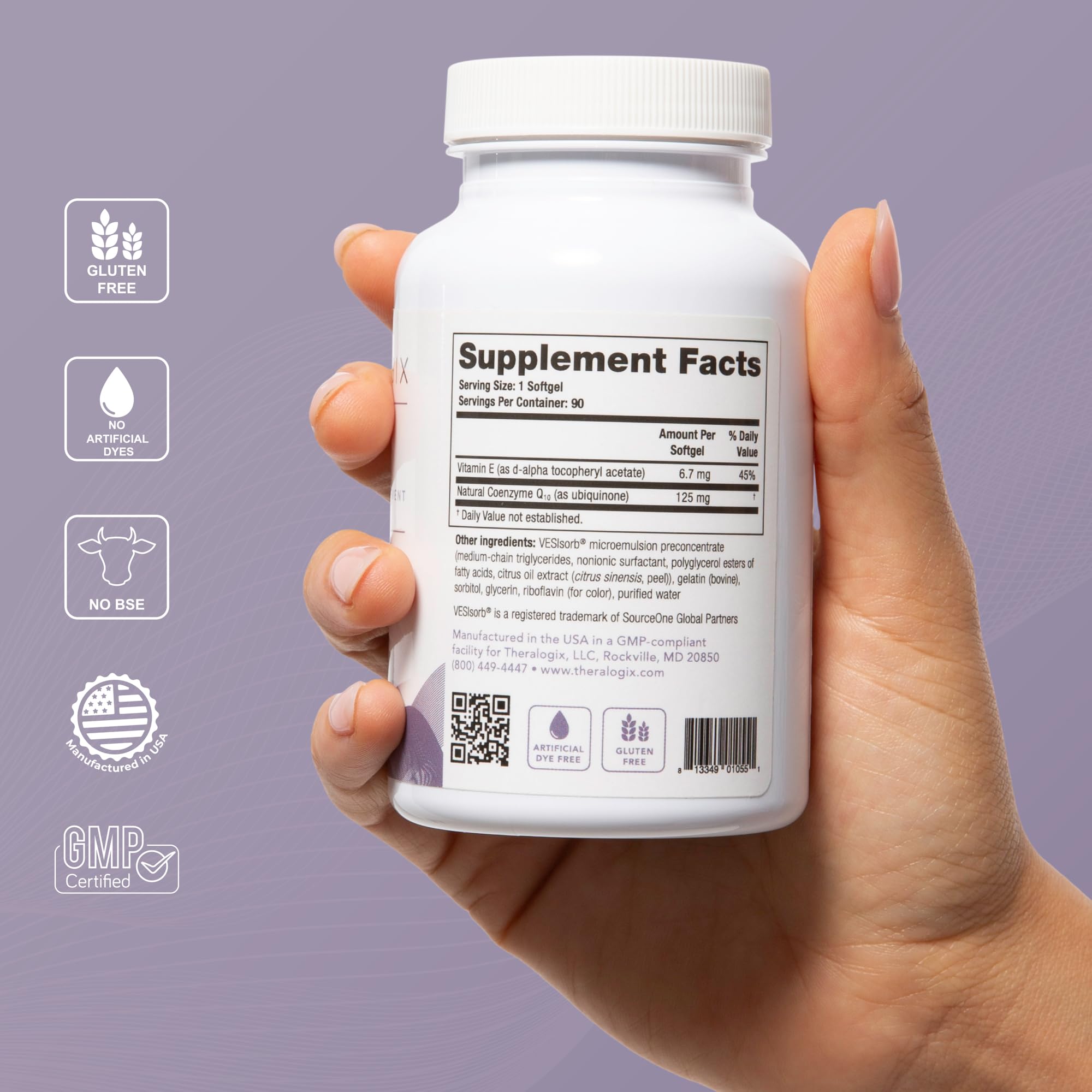 NeoQ10 Theralogix : utilisation quotidienne possible, soutien potentiel au bien-être général.