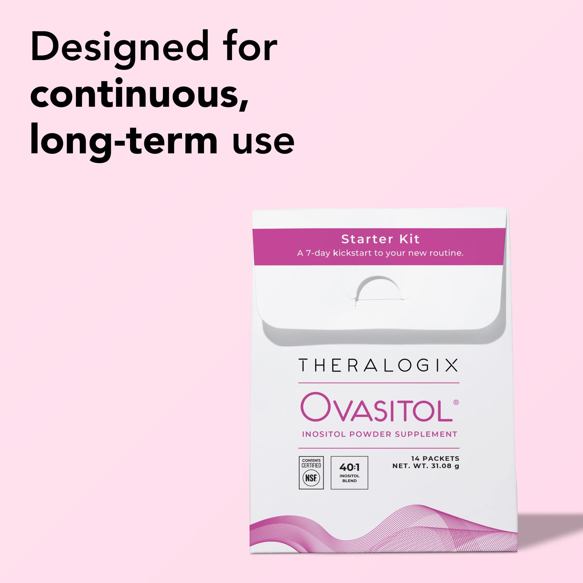 Theralogix Ovasitol pack essai 7 jours, idéal pour tester.