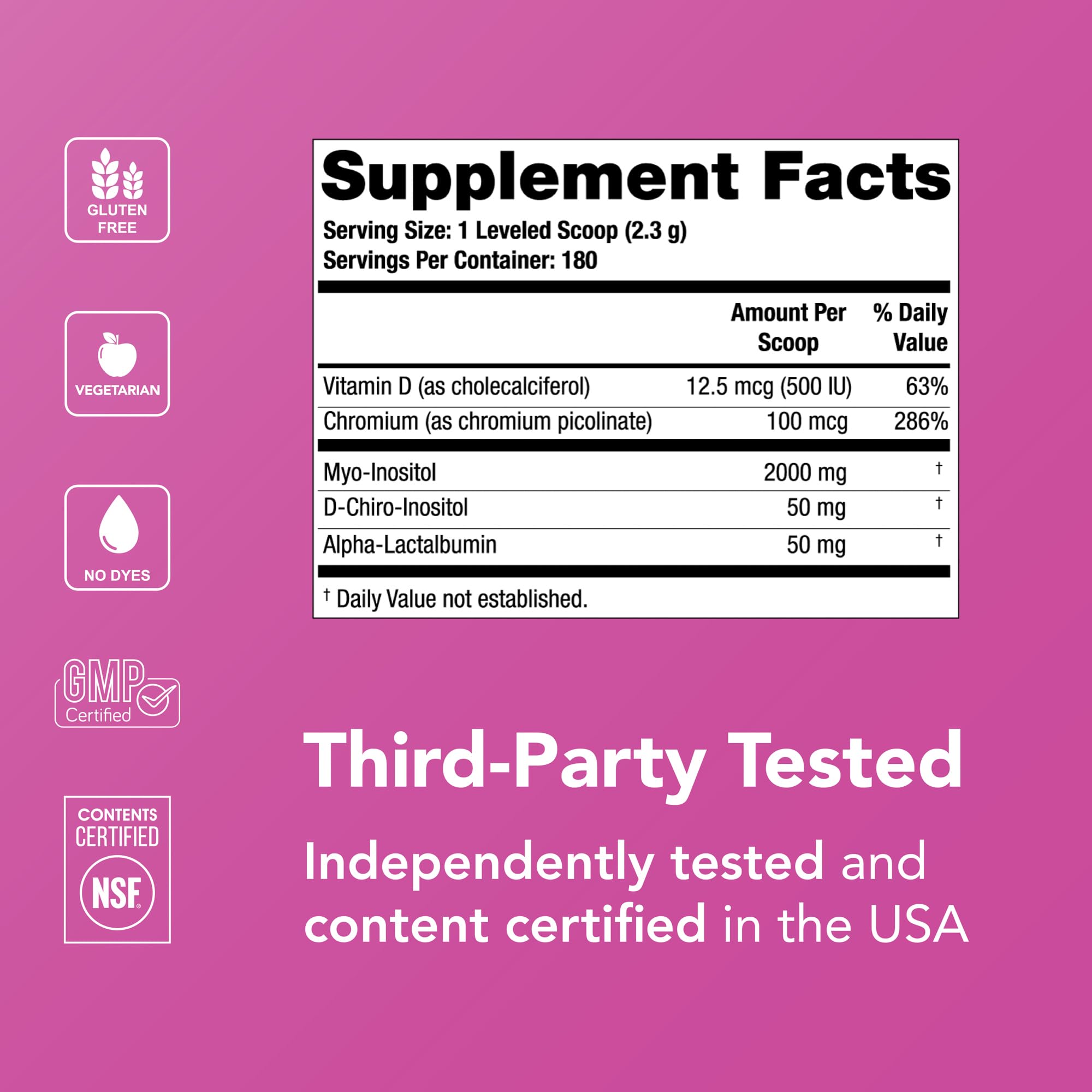 Theralogix Ovasitol Plus – gélules faciles à avaler, formulation multinutritionnelle