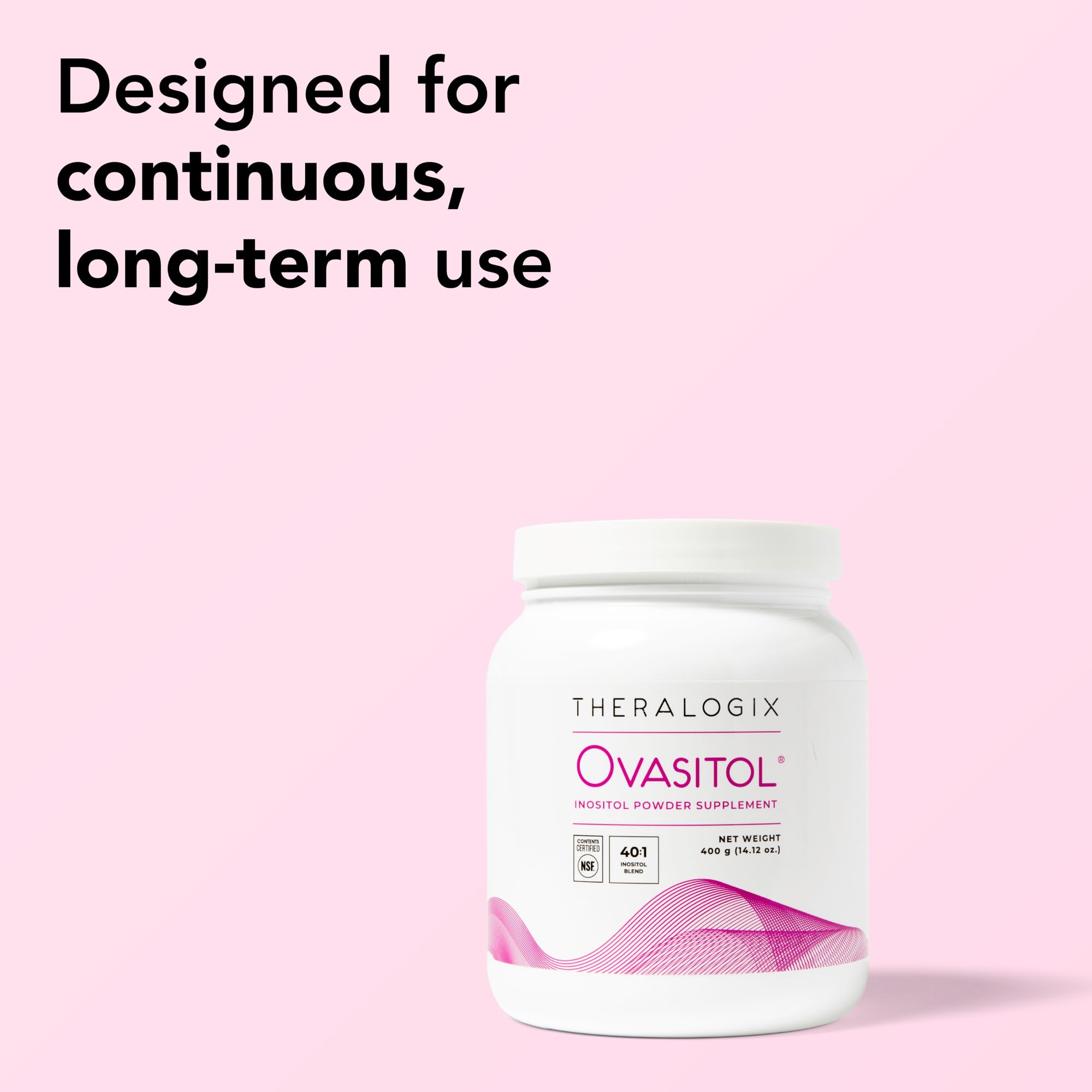 Theralogix Ovasitol préparation facile dans un verre, intégrée à votre routine.