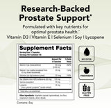 Theralogix Prostate 2.4: ingrédients clés pour le soutien nutritionnel.