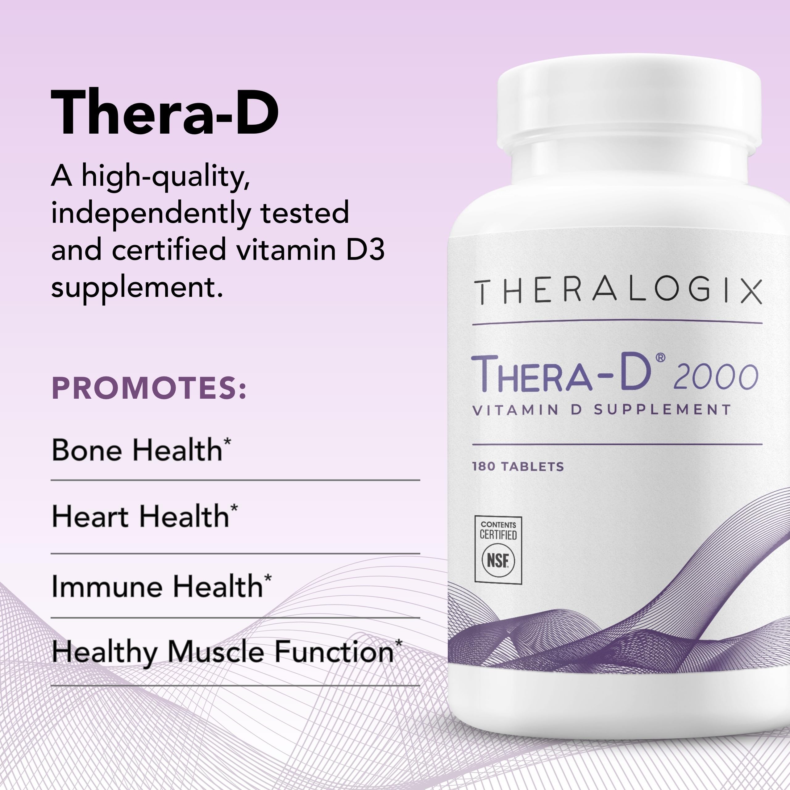 Theralogix Thera-D 2000 : emballage net et lisible pour une traçabilité fiable.