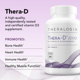 Theralogix Thera-D 2000 : emballage net et lisible pour une traçabilité fiable.
