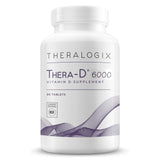 Theralogix Thera-D 6000: bouteille de vitamine D3 pour usage quotidien.
