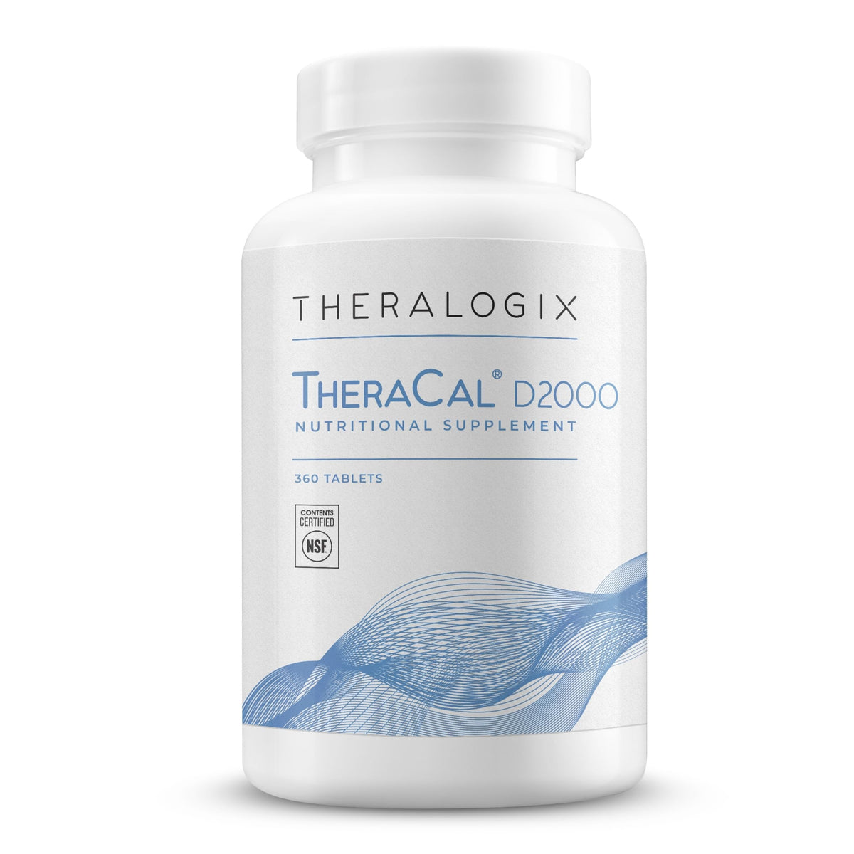 ThéraCal D2000 par Theralogix, bouteille prête à l’emploi, soutien potentiel des os.