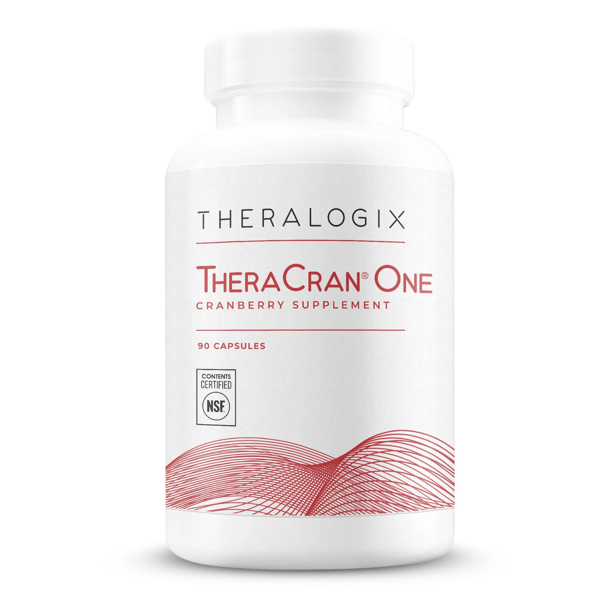 Theralogix TheraCran One: capsules-bouteille faciles à prendre au quotidien.