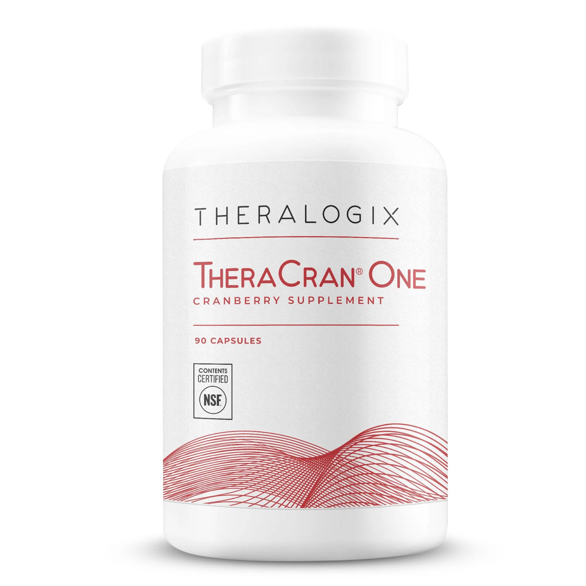 Theralogix TheraCran One: capsules-bouteille faciles à prendre au quotidien.
