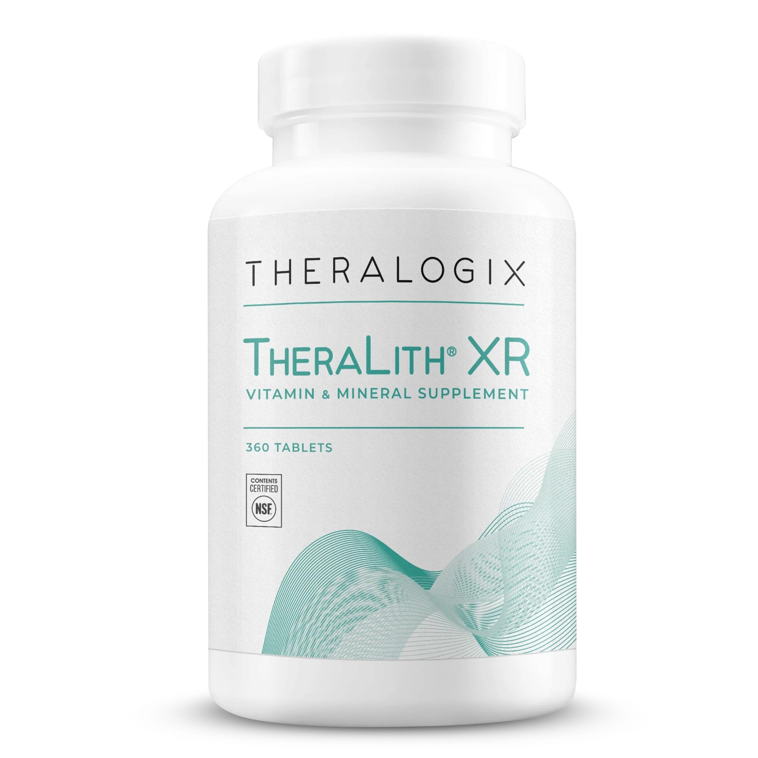 Theralogix TheraLith XR, bouteille de comprimés: soutien potentiel à l'équilibre urinaire.