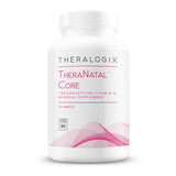 Theralogix TheraNatal Core : bouteille de comprimés, routine préconceptionnelle.