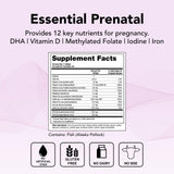 Theralogix TheraNatal One, DHA et D3 inclus dans la formule pour des nutriments essentiels pendant la grossesse.