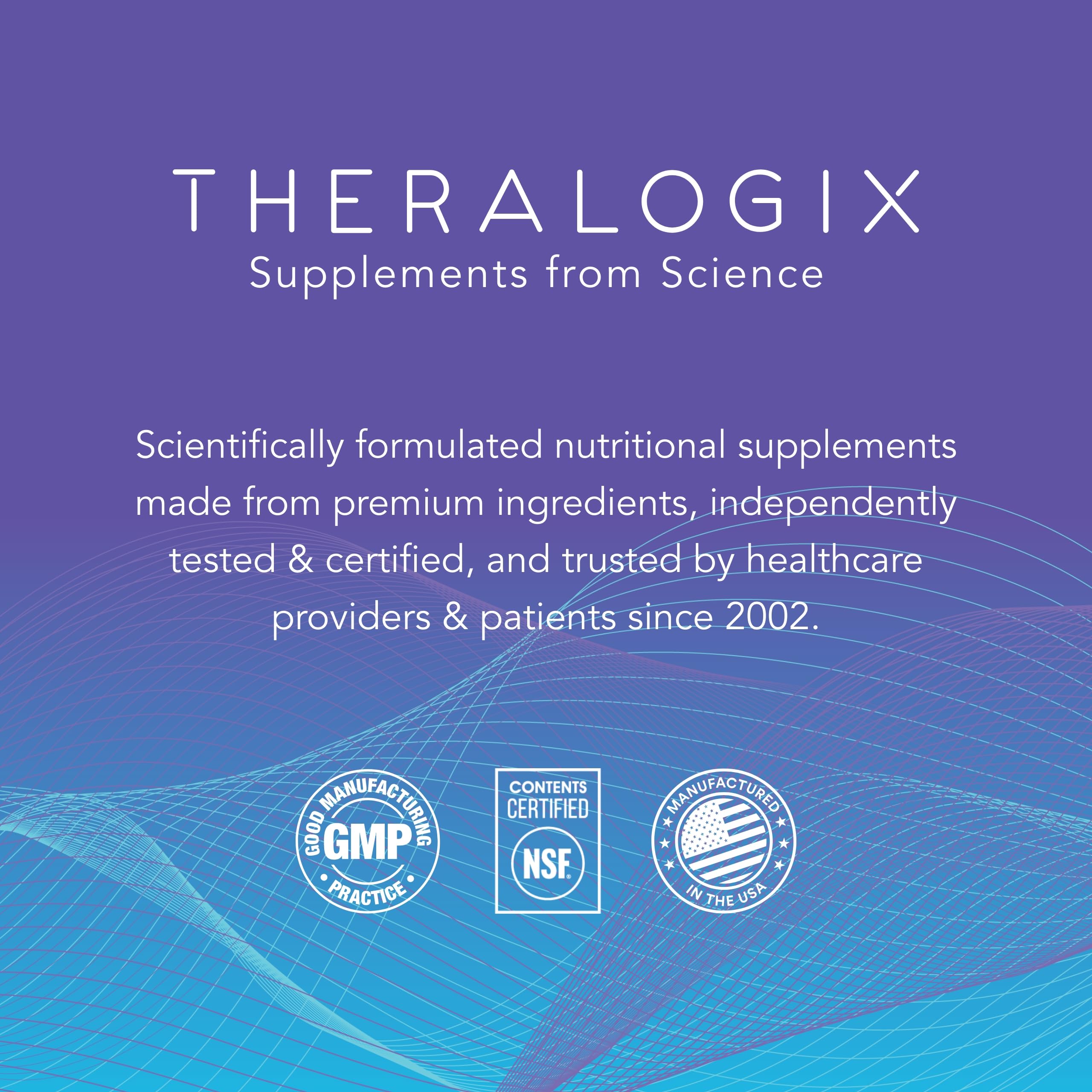 Theralogix TheraNatal One, sans gluten et végan pour s'intégrer à votre régime.