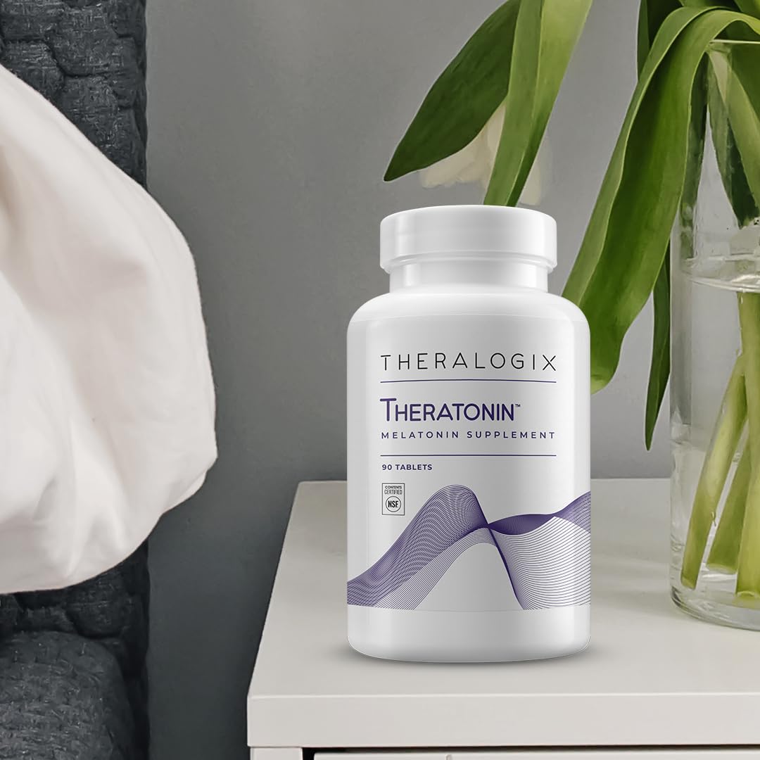 Contenu Theratonin: 90 tablettes prête à durer trois mois.