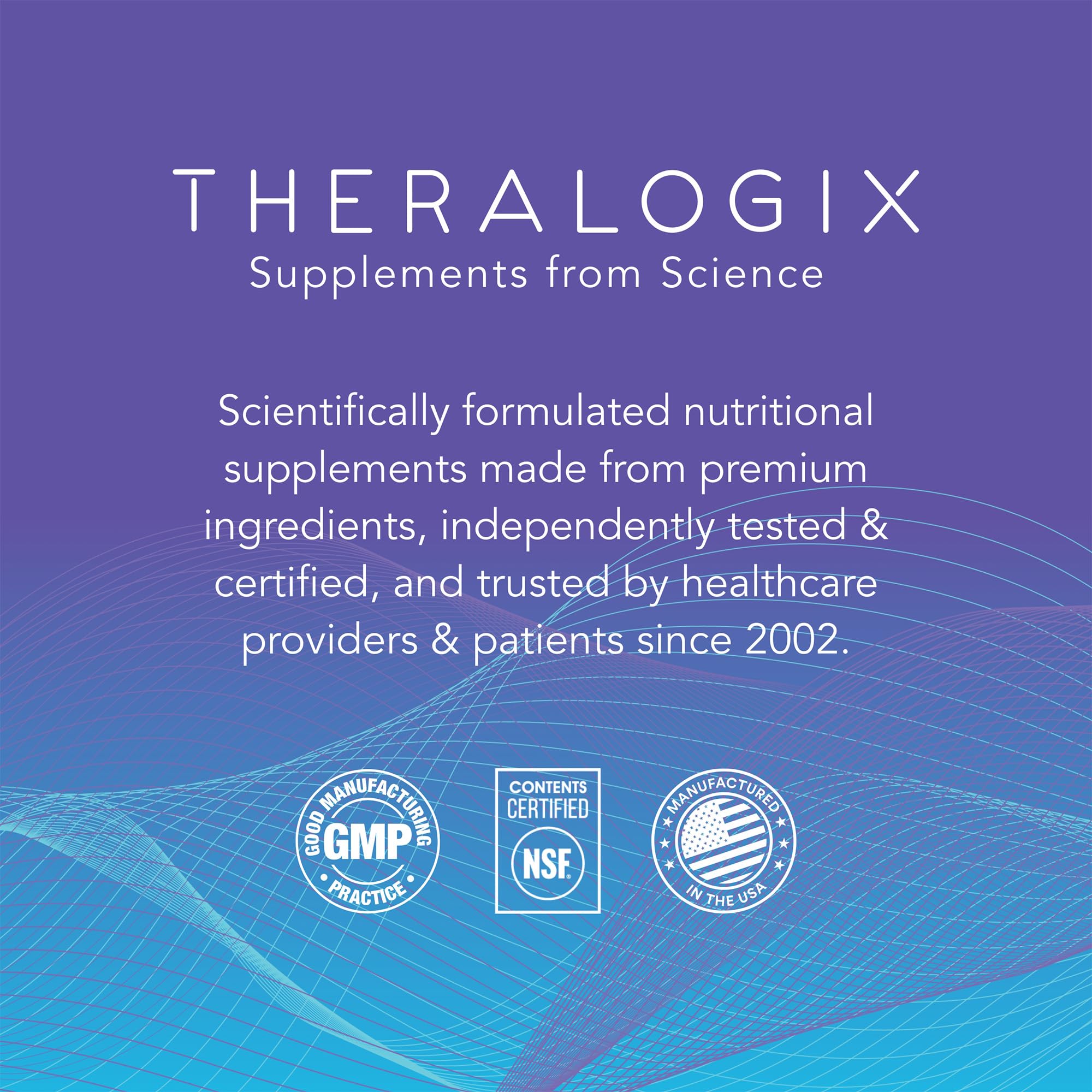 Label NSF sur TherOmega, pureté vérifiée et absence d’additifs.